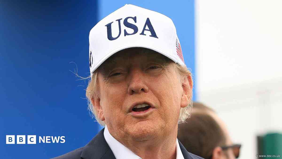 Trump doubles down on united Ireland comments on day two of visit