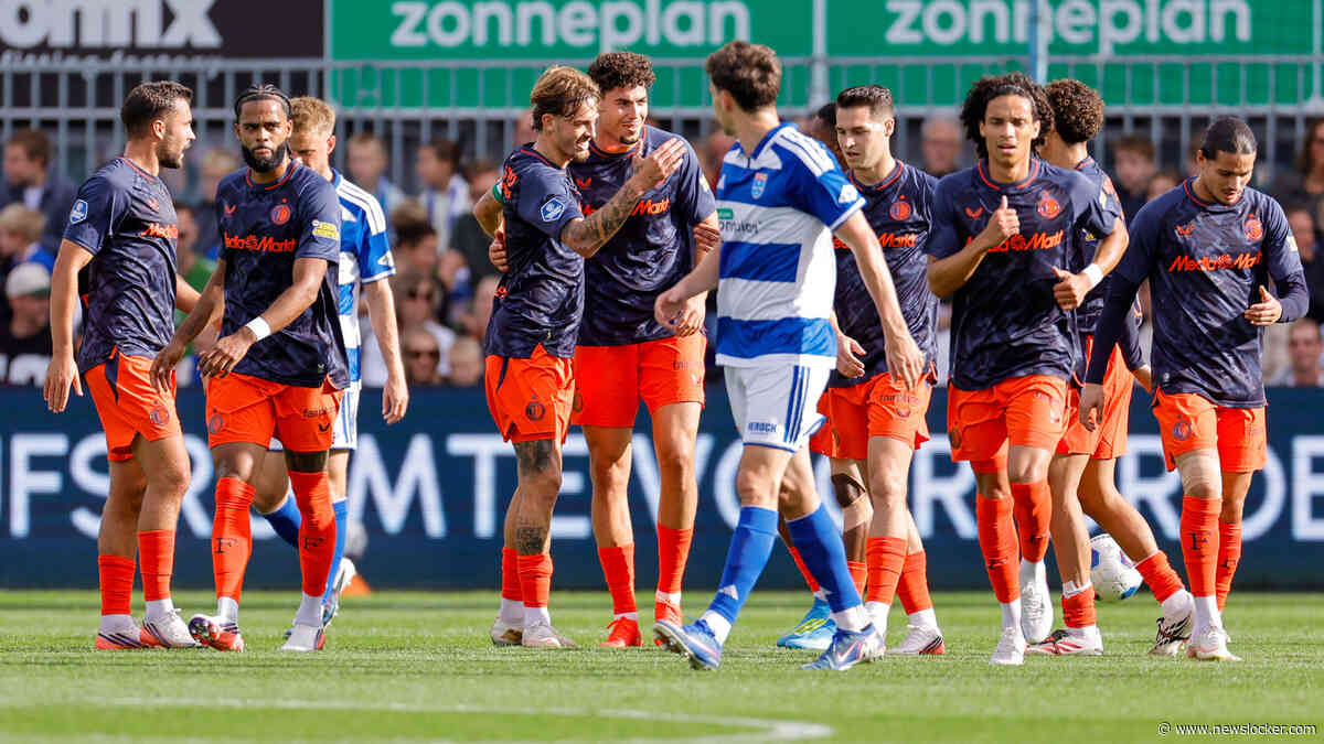 Feyenoord spoelt Champions League-kater weg met monsterscore bij PEC Zwolle