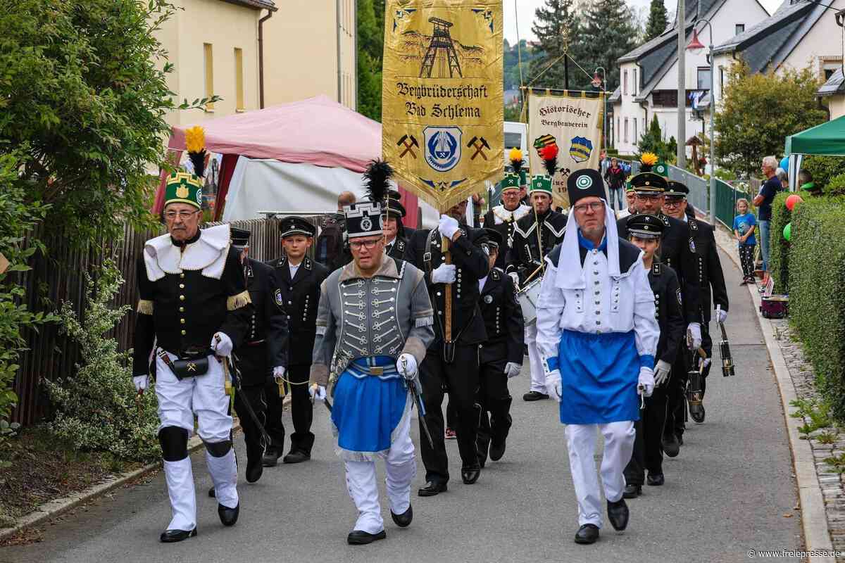 Kleine Bergparade marschiert in Bad Schlema: Das ist der Grund