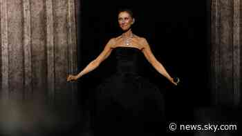 Celine Dion in tears during comeback concert after health battle
