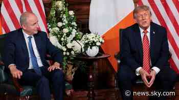 Trump calls for Irish reunification - and claims 'it will happen eventually'