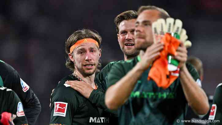 Werder Bremen's Mitchell Weiser celebrates comeback after long-term injury