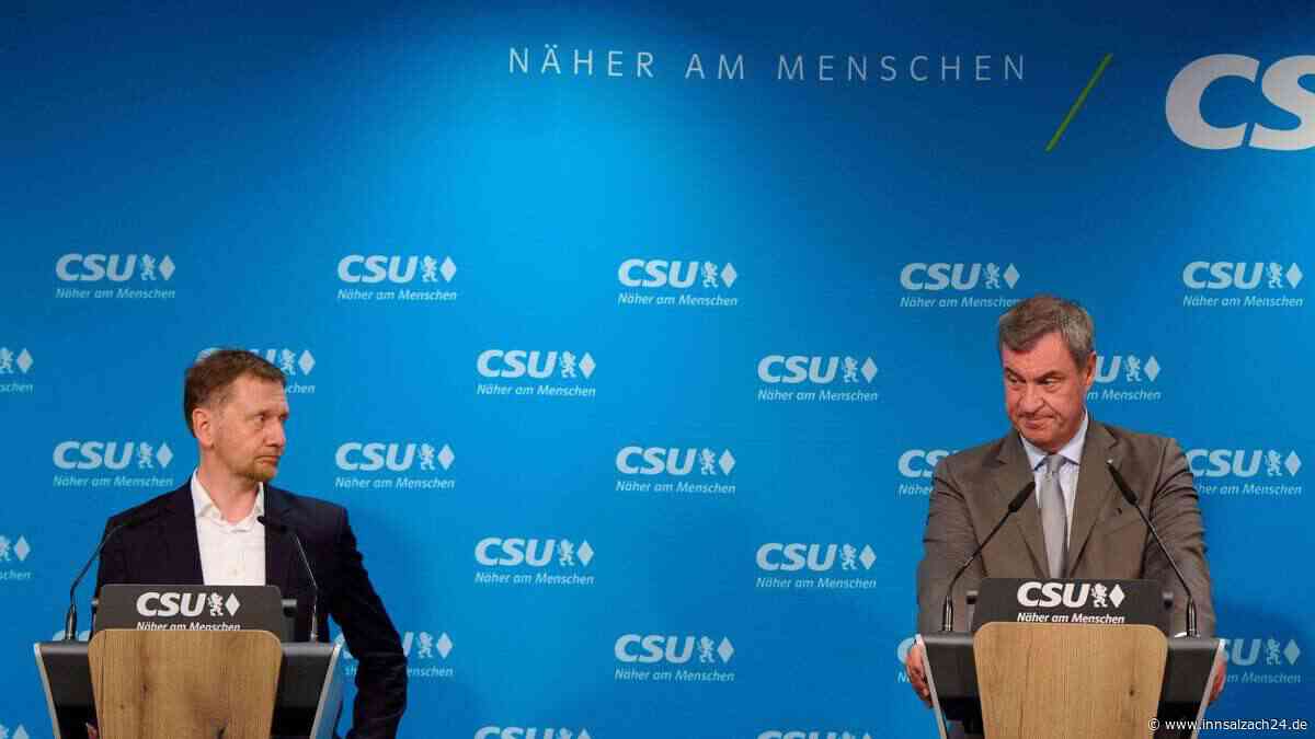 Söder und Kretschmer warnen vor Scheitern der Regierung