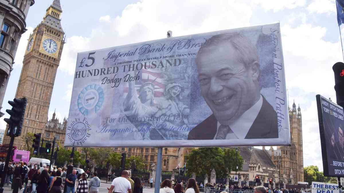 Nigel Farage lyrisch over megadonatie van cryptomiljardairs aan Britse Reform-partij, maar geld komt op twijfelachtig moment