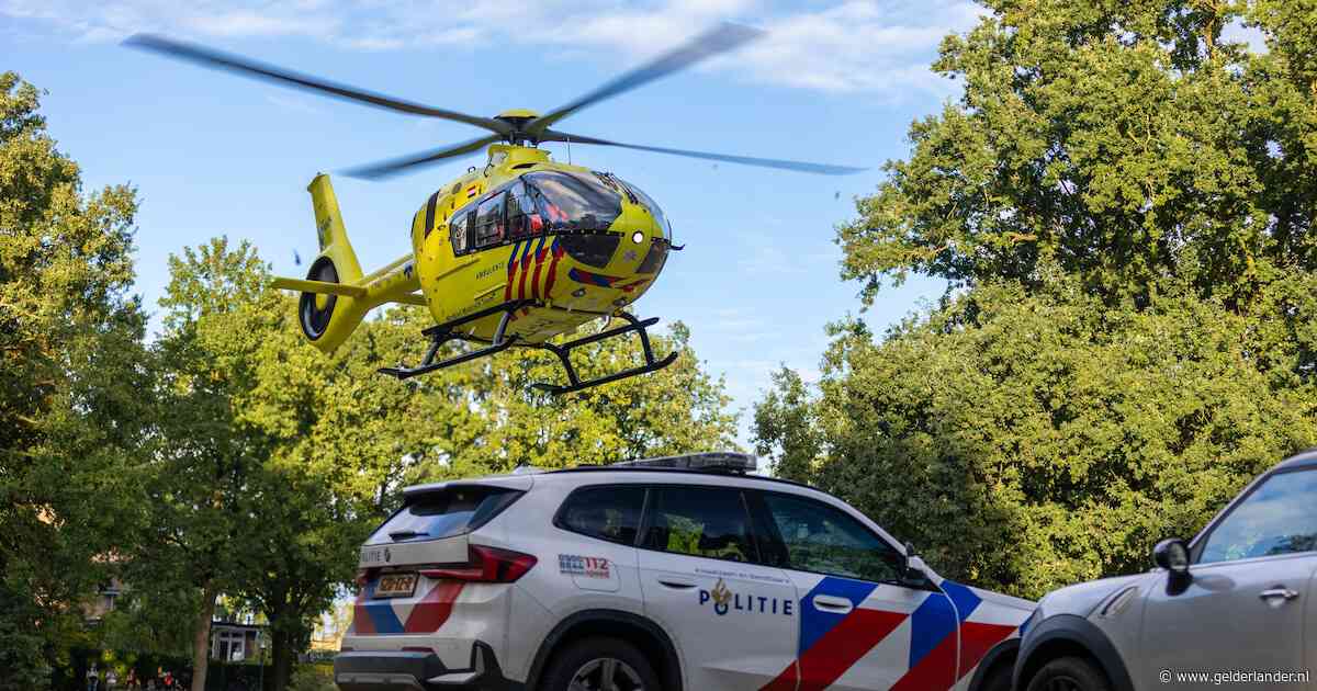 Gewonde bij geweldsincident in Wijchen: traumahelikopter landt