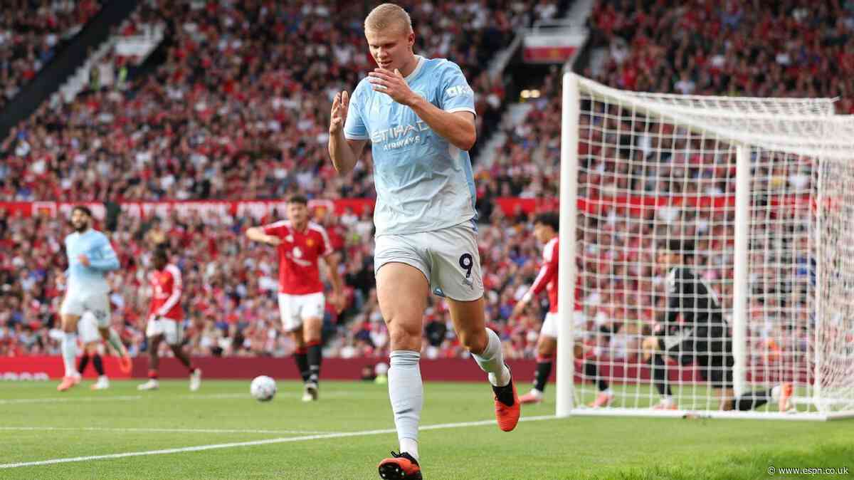 Man United vs. Man City LIVE: Premier League reaction as 10-man City win with controversial Haaland goal