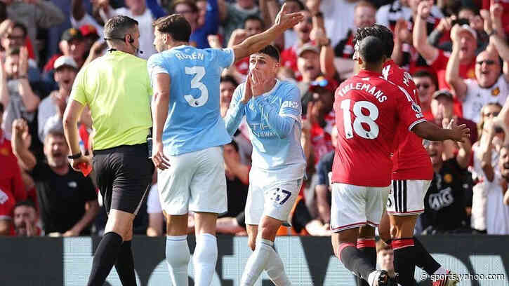 Foden sees red as Mainoo impresses - Manchester derby ratings