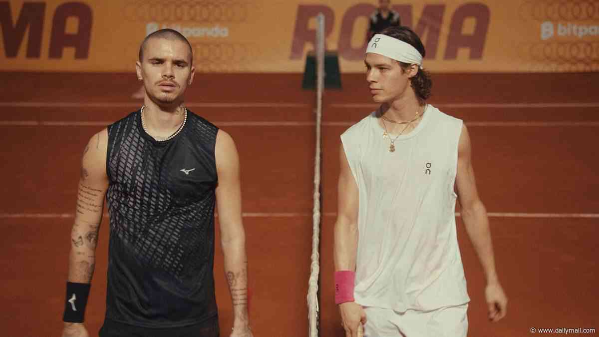 Romeo Beckham's queer tennis romance film shares new look at his character in promotional image ahead of his acting debut in Forty Love