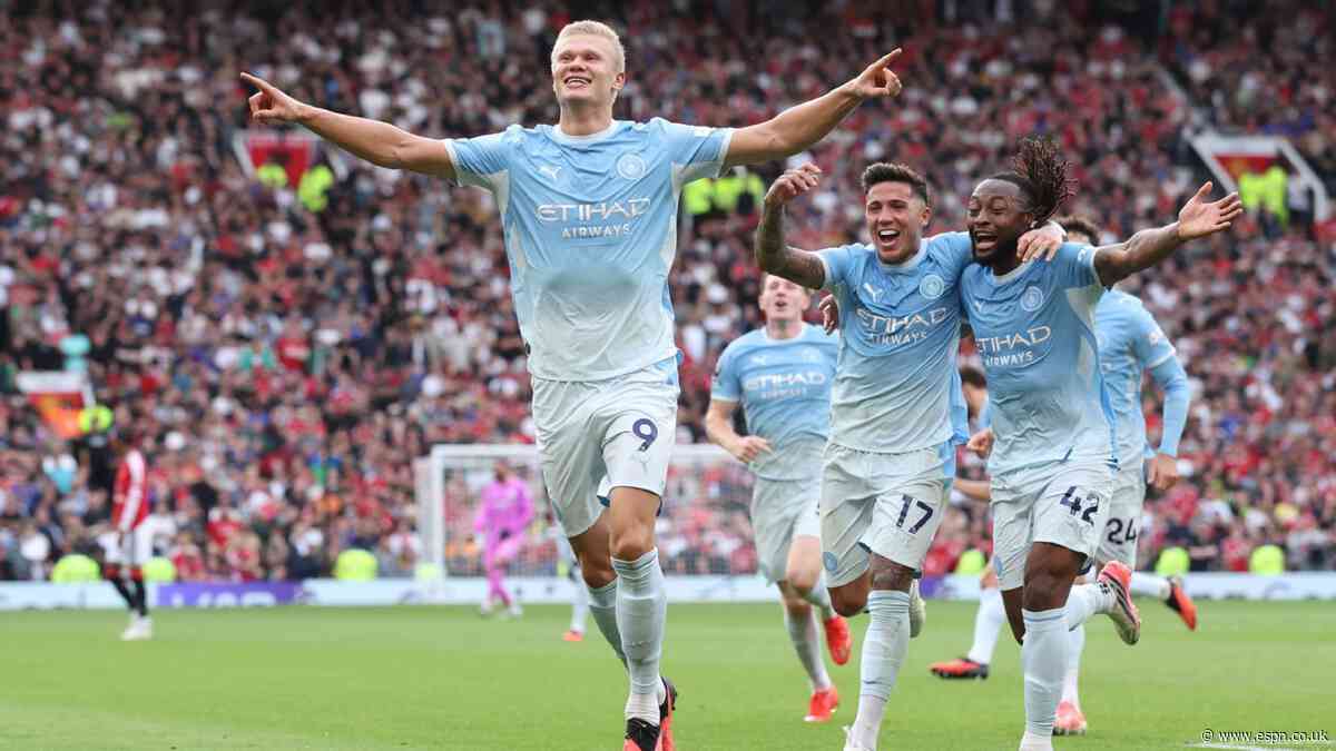 Haaland scores winner for 10-man City in VAR-dominated Manchester derby