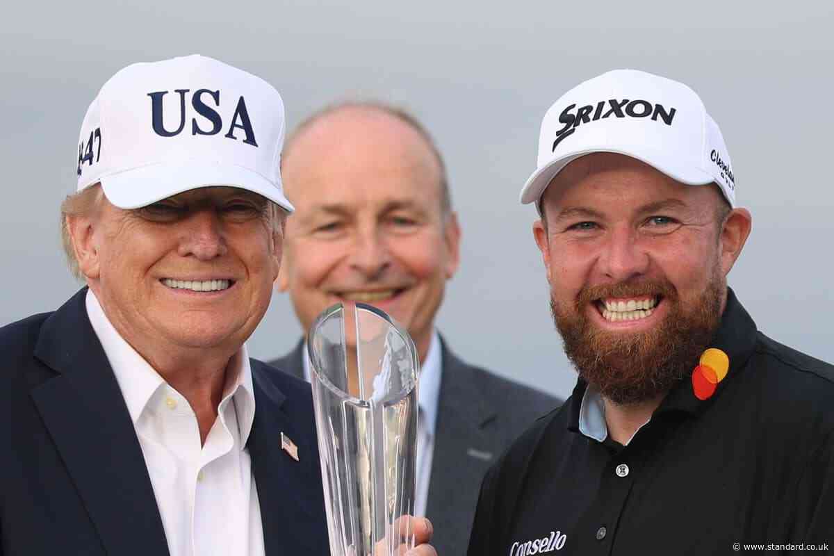 Trump makes announcement on whiskey tariffs as he brings Irish visit to a close