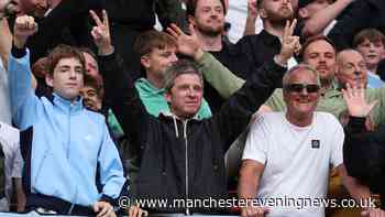 Noel Gallagher pictured enjoying Manchester City win at Old Trafford ahead of Oasis tour announcement