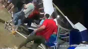 Seven children injured in fairground horror as ride crashes to ground