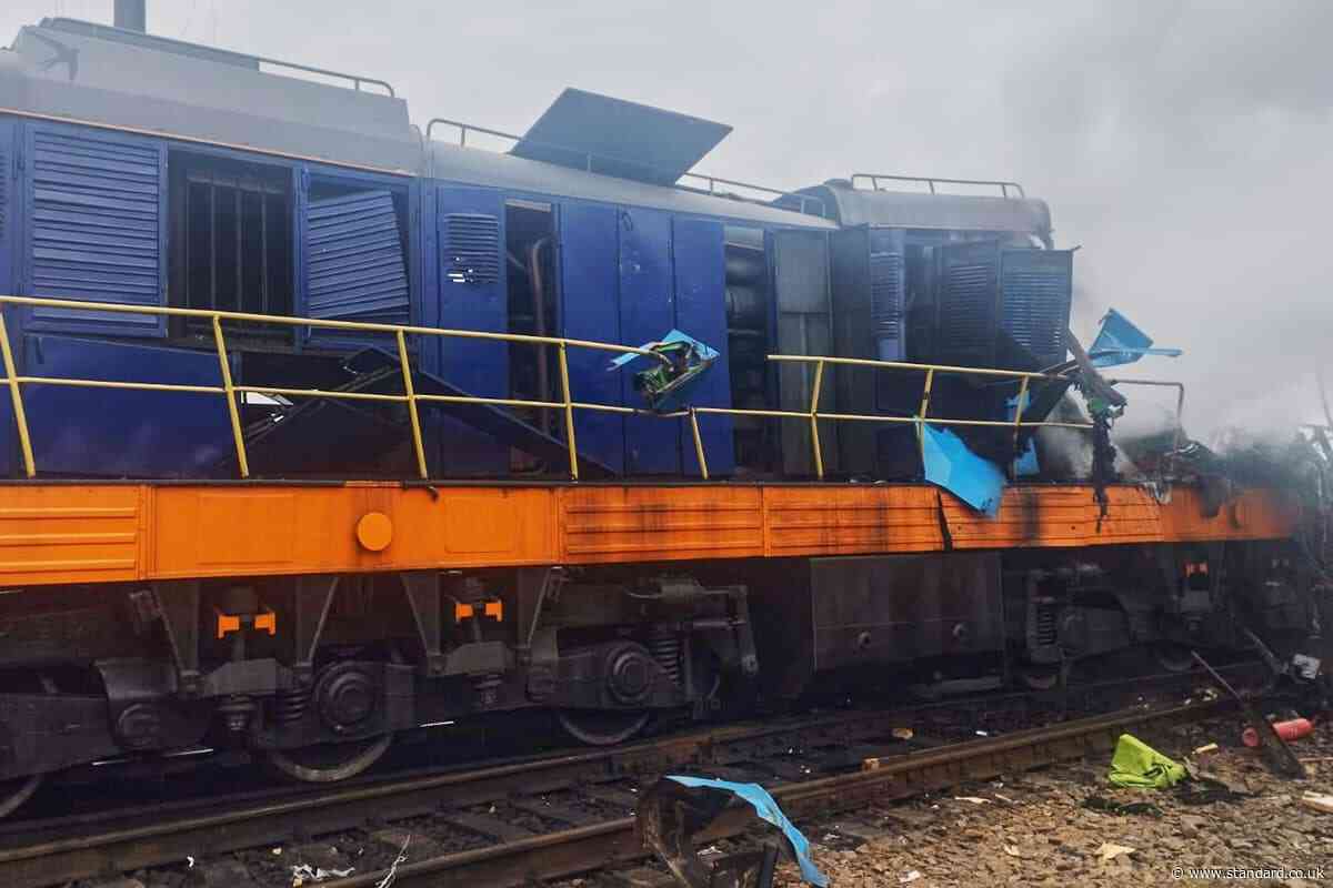 Drone may have been meant for Boris Johnson’s train, says Ukrainian railway firm