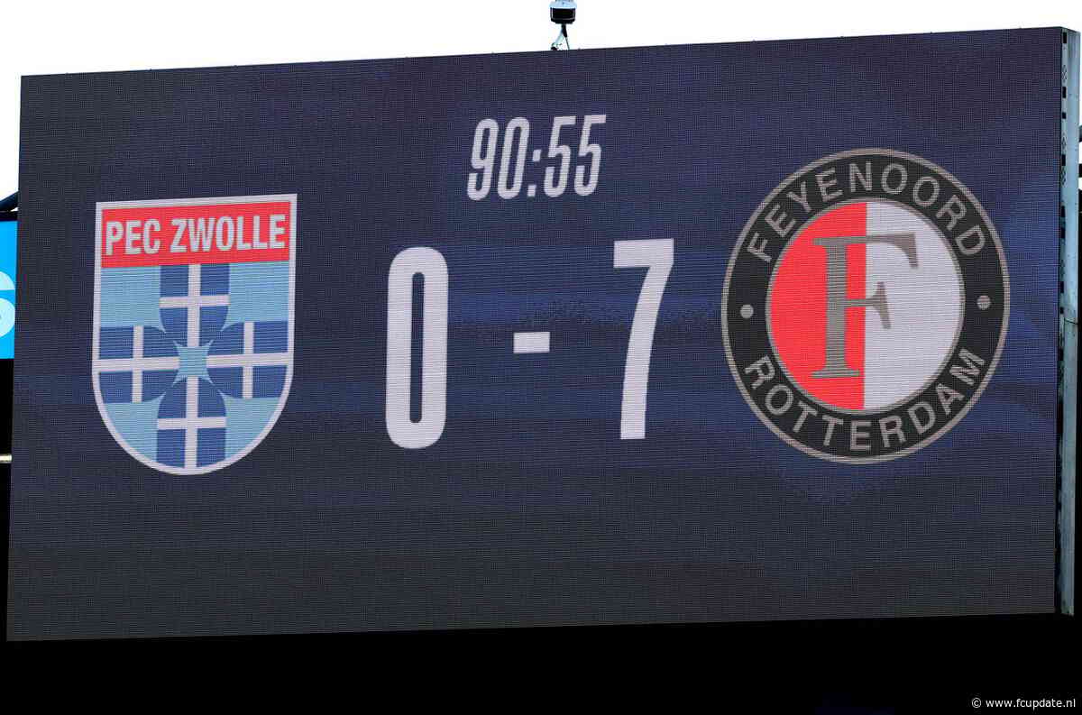 Dit is waarom je tv op zwart ging tijdens PEC Zwolle - Feyenoord