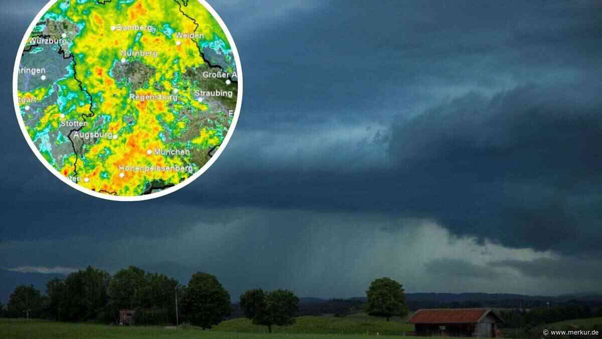 Dauerregen-Warnung in Bayern ab jetzt: DWD warnt vor allem für eine Region