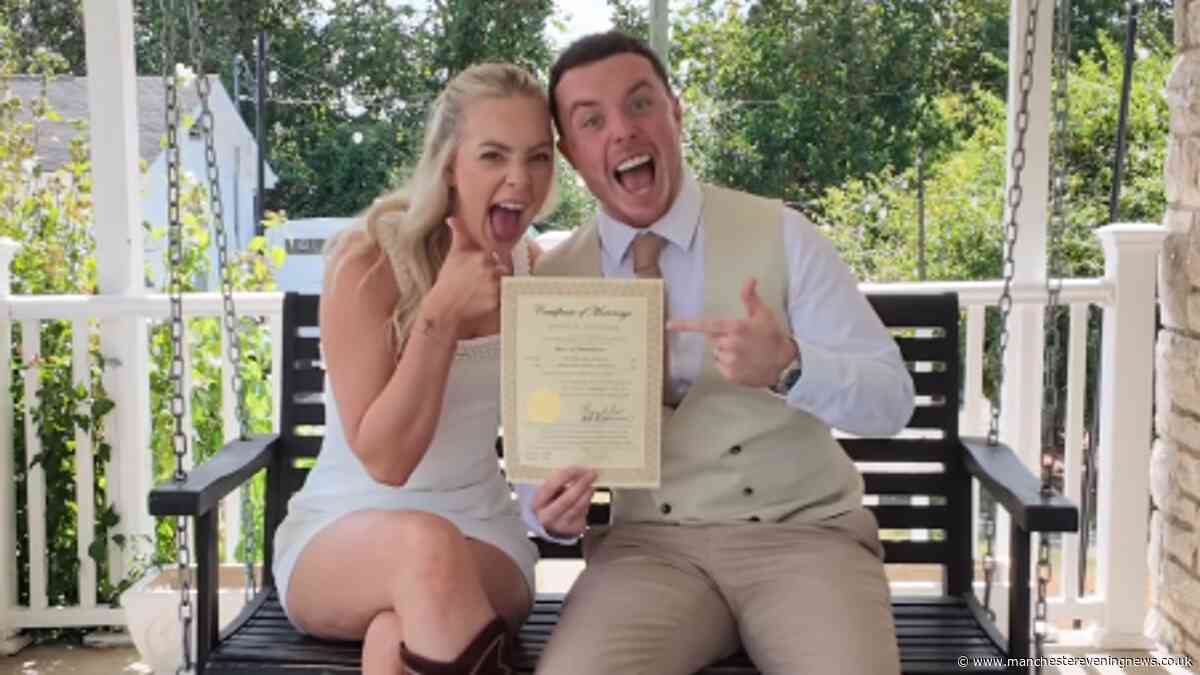 Emmerdale's Bradley Johnson flooded with love as he marries 'love of his life'