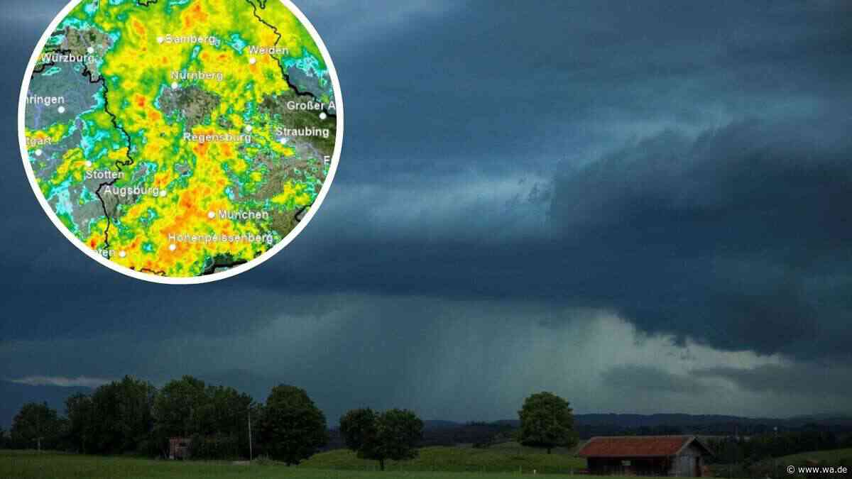 Dauerregen-Warnung in Bayern ab jetzt: DWD warnt vor allem für eine Region