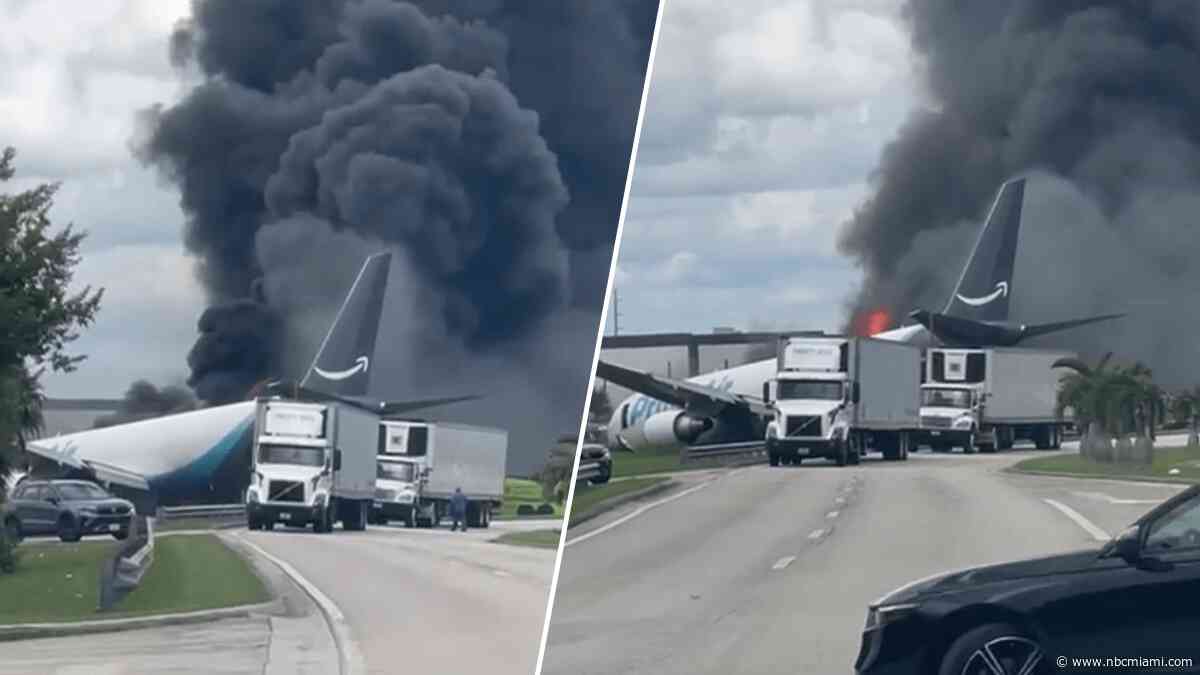 Investigation continues a week after deadly Amazon cargo plane crash at MIA