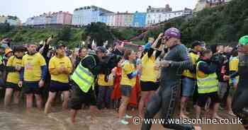 16 of the best photos as thousands battle the elements for Ironman Wales 2026