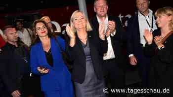 Prognosen sehen Sozialdemokraten in Schweden vorn