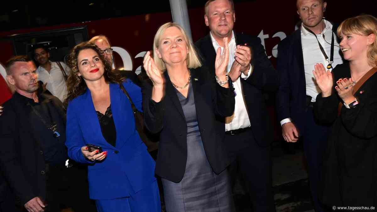 Hochrechnung: Sozialdemokraten bei Wahl in Schweden vorn