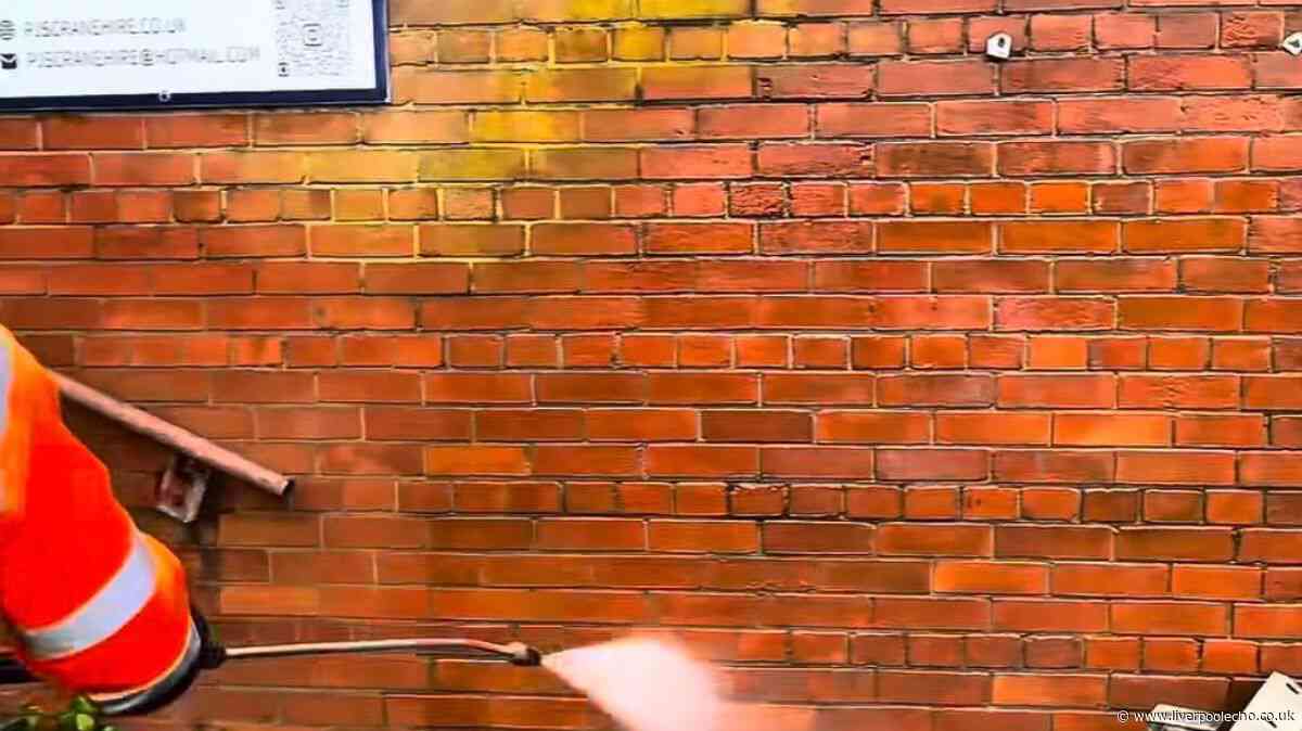 'Legends' praised for removing racist graffiti in Speke