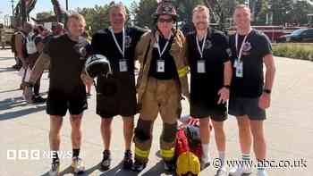 Firefighters complete 9/11 memorial stair climb in US