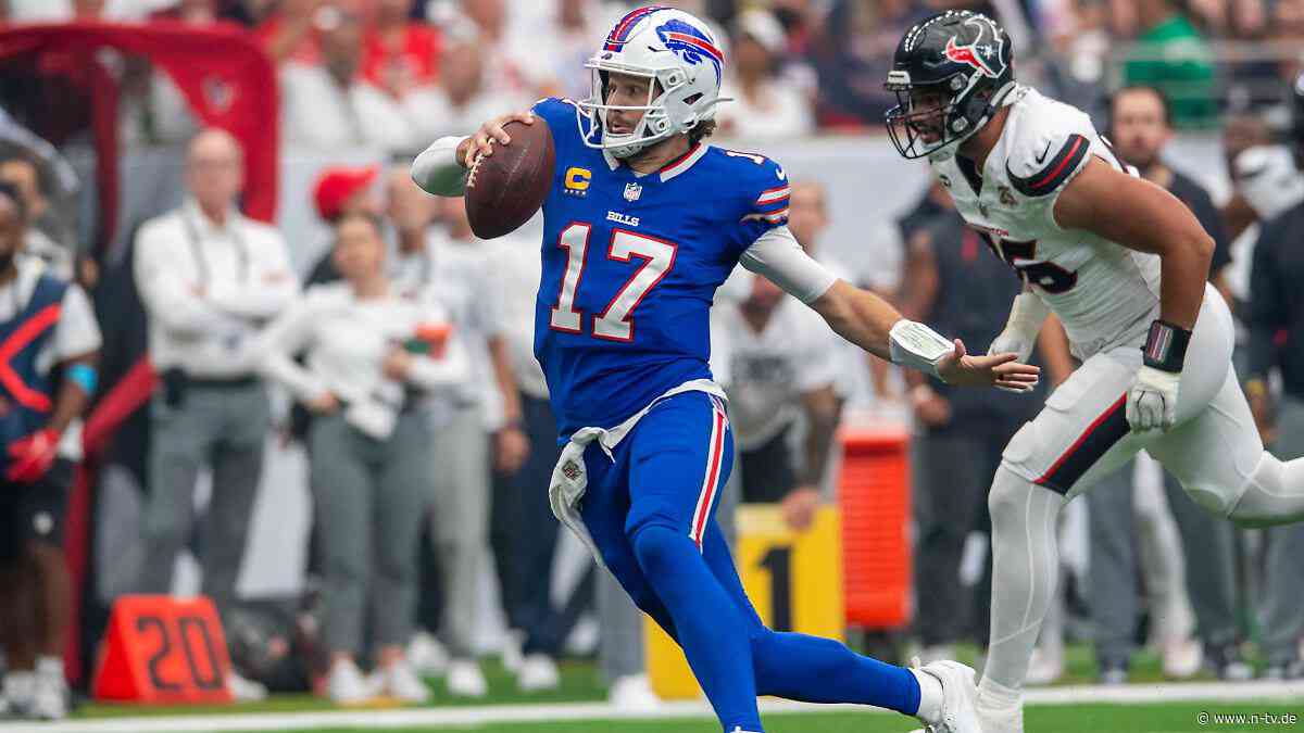 Klein-Debüt endet mit Catch: Buffalo Bills gewinnen wilden Shootout in Houston