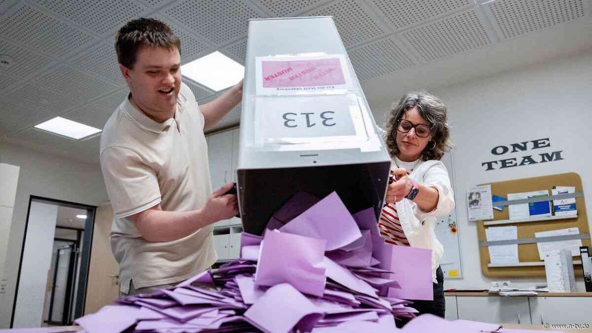 AfD-Ergebnis verdreifacht: Erste Hochrechnung: CDU liegt in Niedersachsen vor der SPD