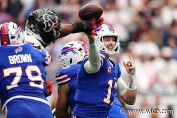 Josh Allen connects with Joshua Palmer for a late TD and Bills beat Texans 36-31 in wild opener