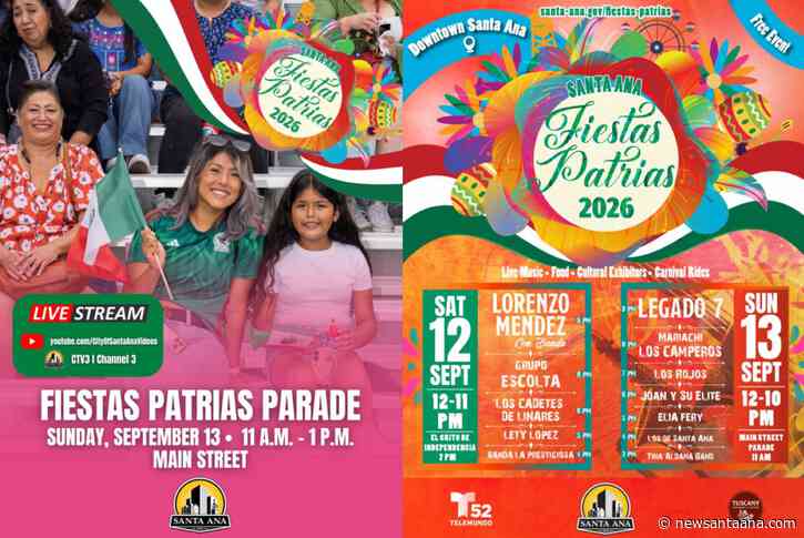Santa Ana Fiestas Patrias 2026: full schedule, parade details, street closures and safety info
