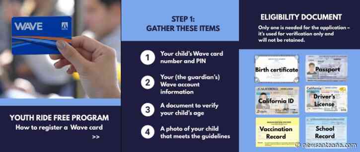 OCTA urges families to activate youth ride free Wave cards by Sept. 30; Community Open House set for Sept. 10