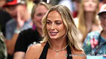 Sophie Cunningham delights fans as she turns up at America's most patriotic sport on her day off