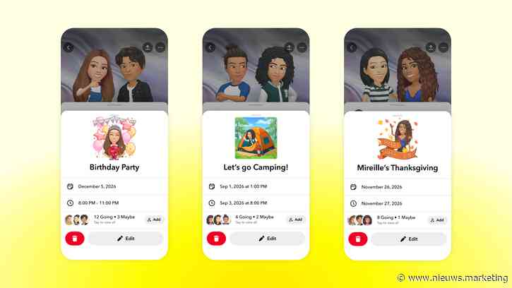 Snapchat Plans: plan makkelijker een afspraak in met vrienden