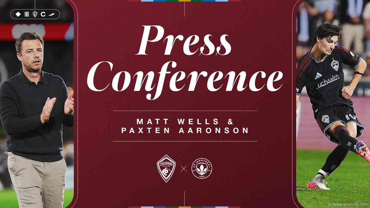 Postgame Press Conference: Colorado Rapids vs CF Montréal