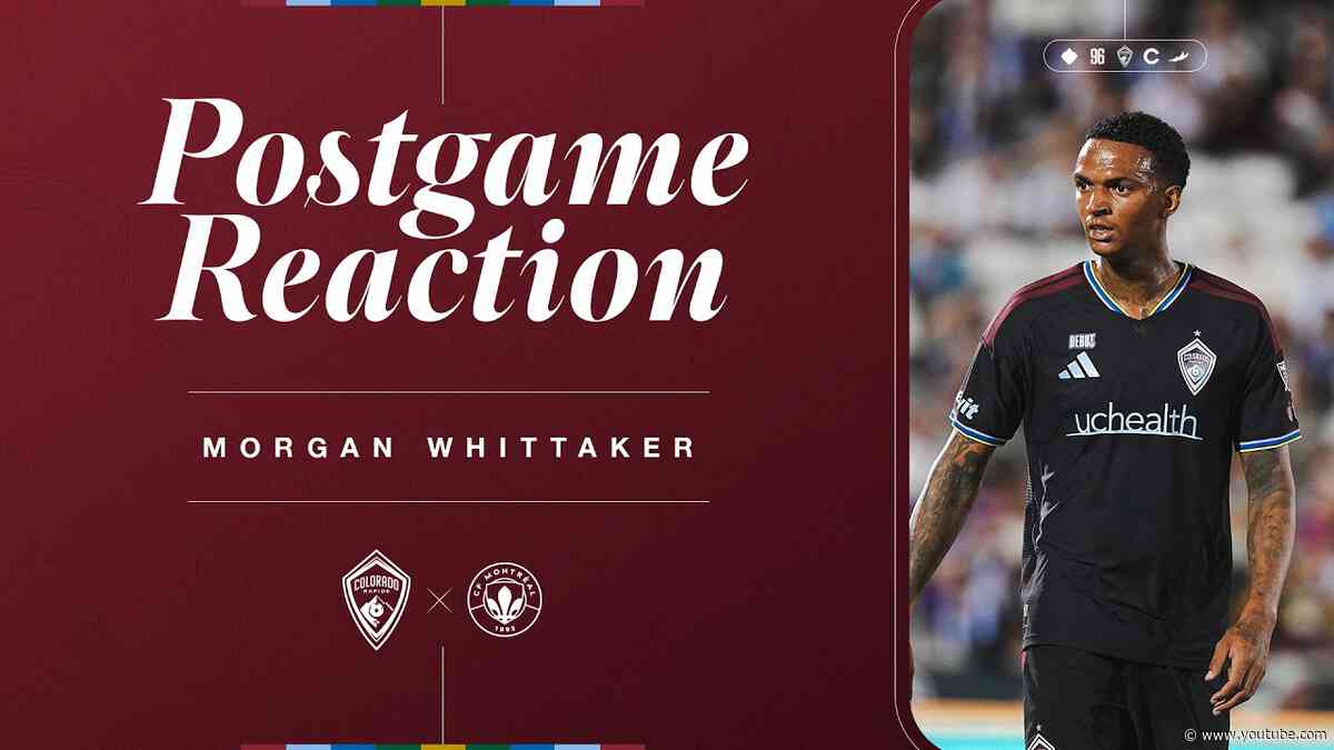 Player Reaction | Morgan Whittaker makes debut as Colorado Rapids Designated Player