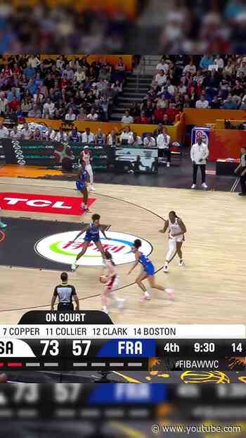 Caitlin Clark was COOKING in the FIBA Women's World Cup Final 🔥 #FIBAWWC
