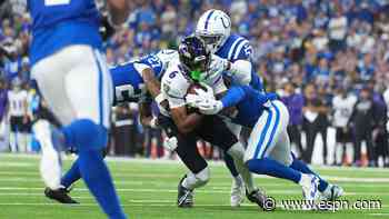 Ravens' WR group takes hit as Flowers, Lane exit victory with injuries