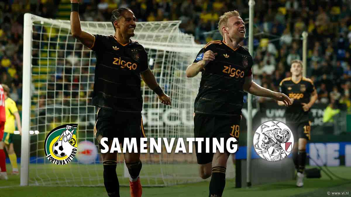 Samenvatting: Duitsers laten zich gelden bij Ajax tegen Fortuna