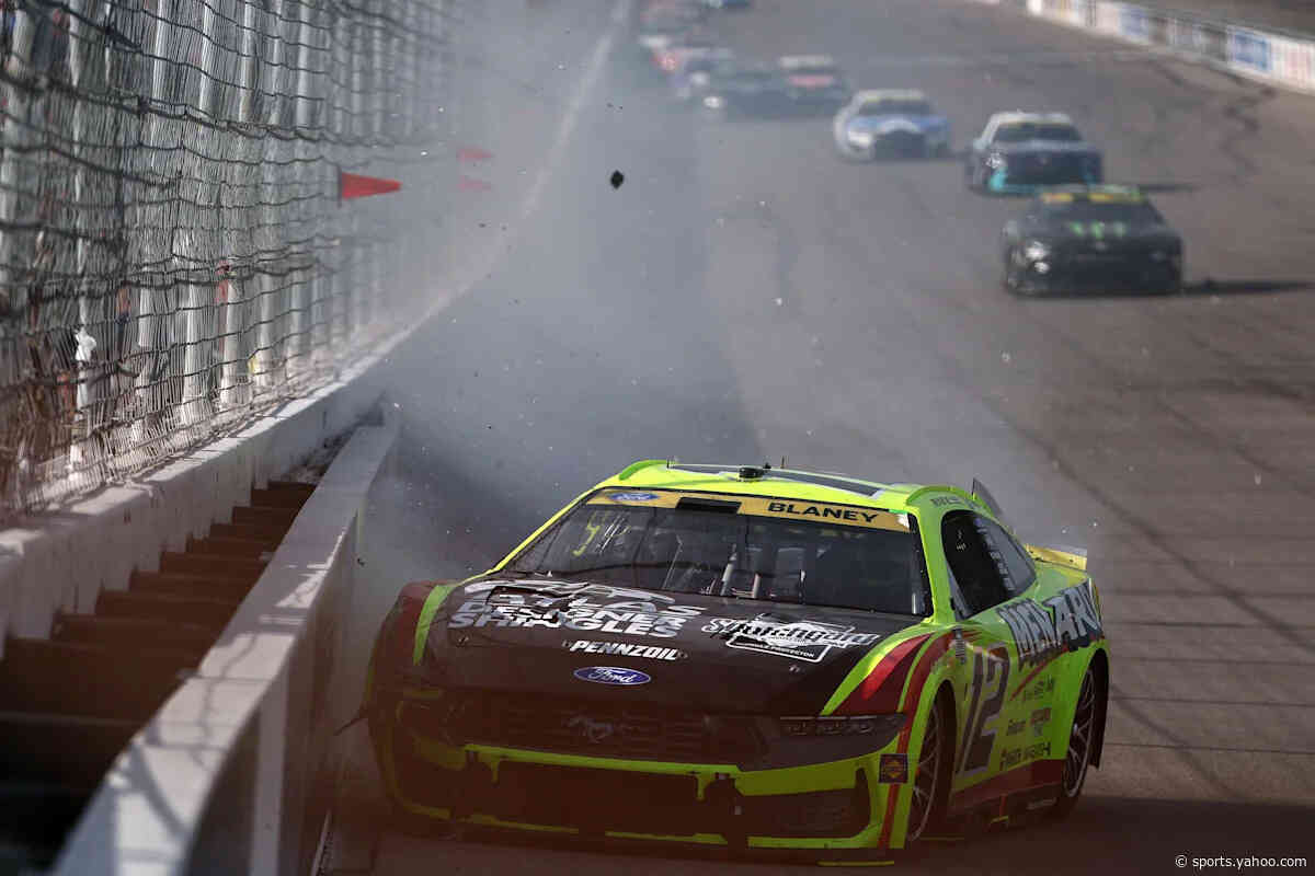 Ryan Blaney knocked out of NASCAR Gateway race after brake failure