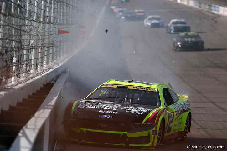 Ryan Blaney knocked out of NASCAR Gateway race after brake failure