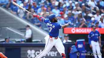 'I never felt the pressure': Guerrero Jr. finally hits first homer of season at Rogers Centre in win over Os