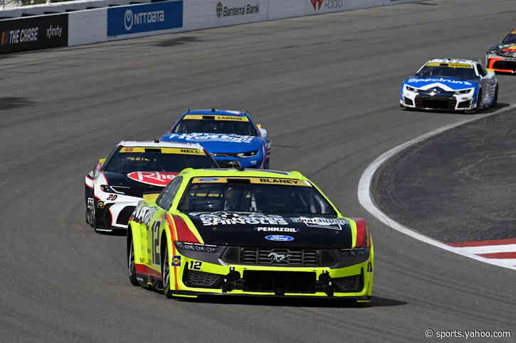 NASCAR at Gateway: Ryan Blaney Crashes With Blown Brake Rotor