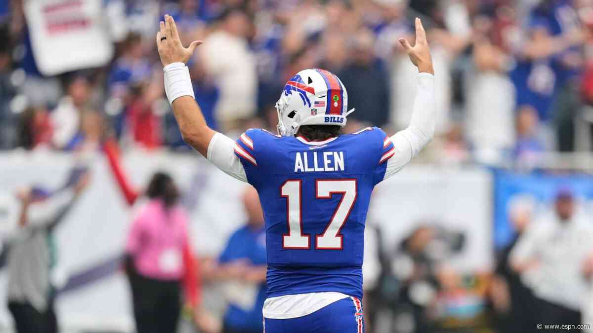 Big plays push Allen, Bills by Texans, make Brady a winner in debut