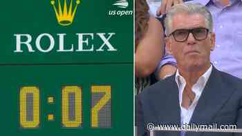 US Open viewers praise ESPN director for 'absolute cinema' moment with Pierce Brosnan during men's final