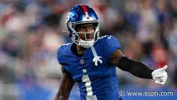Giants WR Nabers active for opener vs. Cowboys