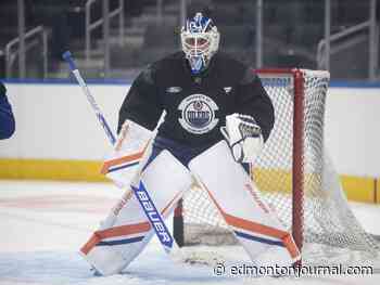 Oilers goalie Jonsson looking to carve out room in crowded crease of prospects