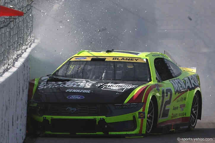 Brake failure deals major blow to Ryan Blaney’s NASCAR title bid