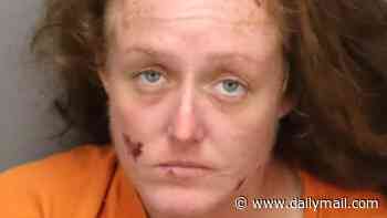 Woman is set on FIRE by stranger while pumping gas after she refused to hand over cash... as lawmaker speaks out over 'horrific' attack