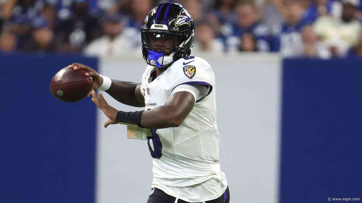 Resist the urge to overreact to Week 1! Making sense of Lamar Jackson's big day,  more